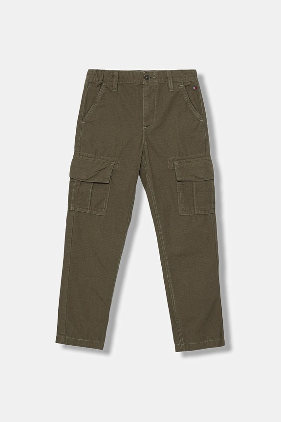 Tommy Hilfiger pantaloni KB0KB09693.9BYA verde AW25