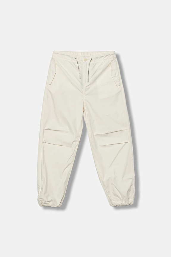 Tommy Hilfiger pantaloni de bumbac pentru copii KB0KB09779.9BYA bej AW25