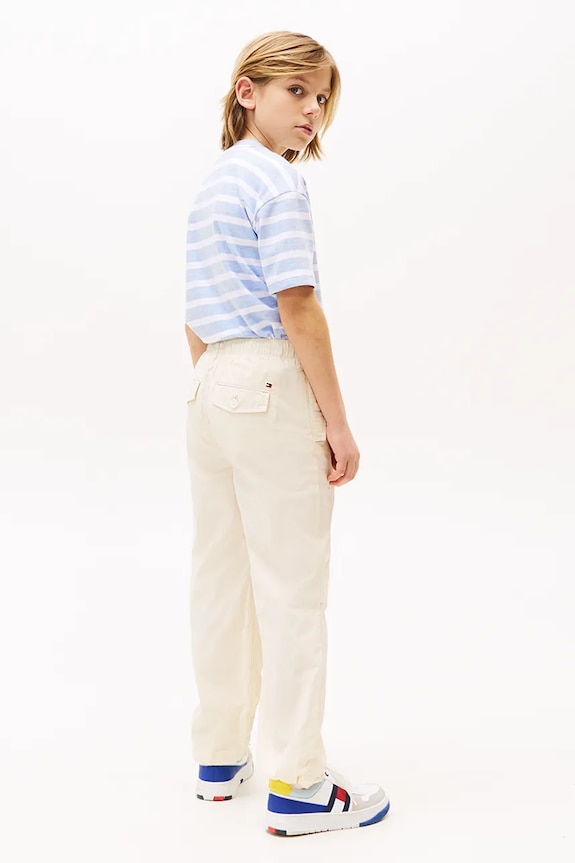 Tommy Hilfiger pantaloni de bumbac pentru copii KB0KB09779.9BYA