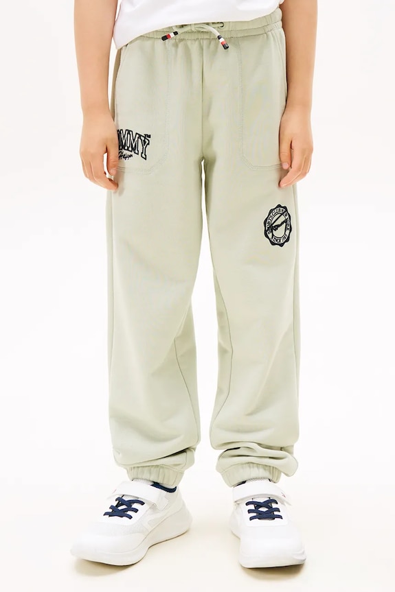 Chlapec Tepláky Tommy Hilfiger KB0KB09700.9BYA tyrkysová