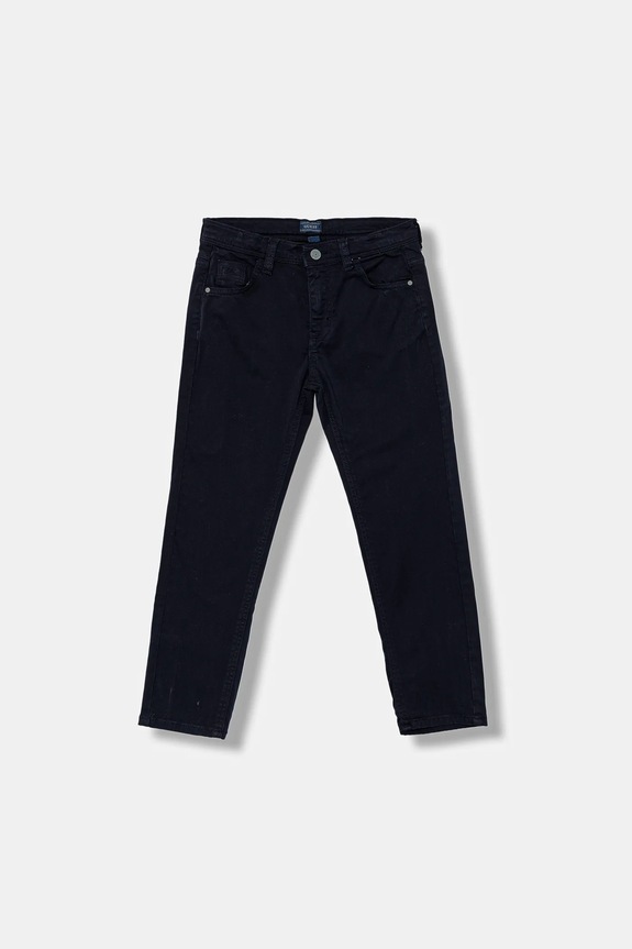 Дитячі бавовняні штани Guess бавовна темно-синій N5YB01.W0160.9BYA