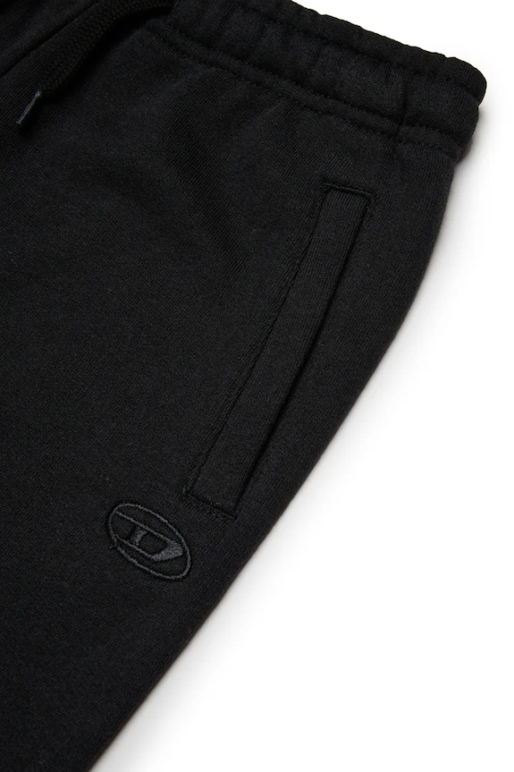 Dječji pamučni donji dio trenirke Diesel PMARKYMEGOVALD TROUSERS crna J02272