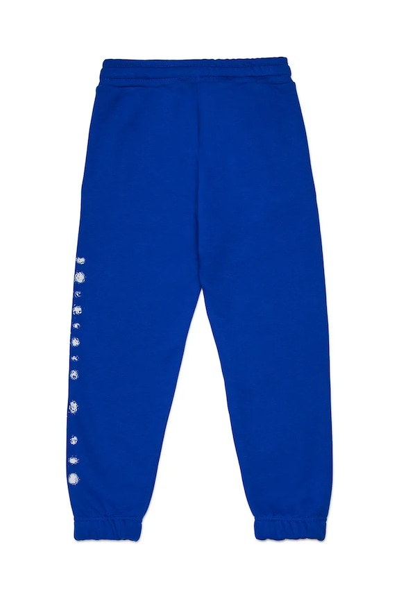 Dětské bavlněné tepláky Diesel PANTLI TROUSERS J02445 modrá AW25