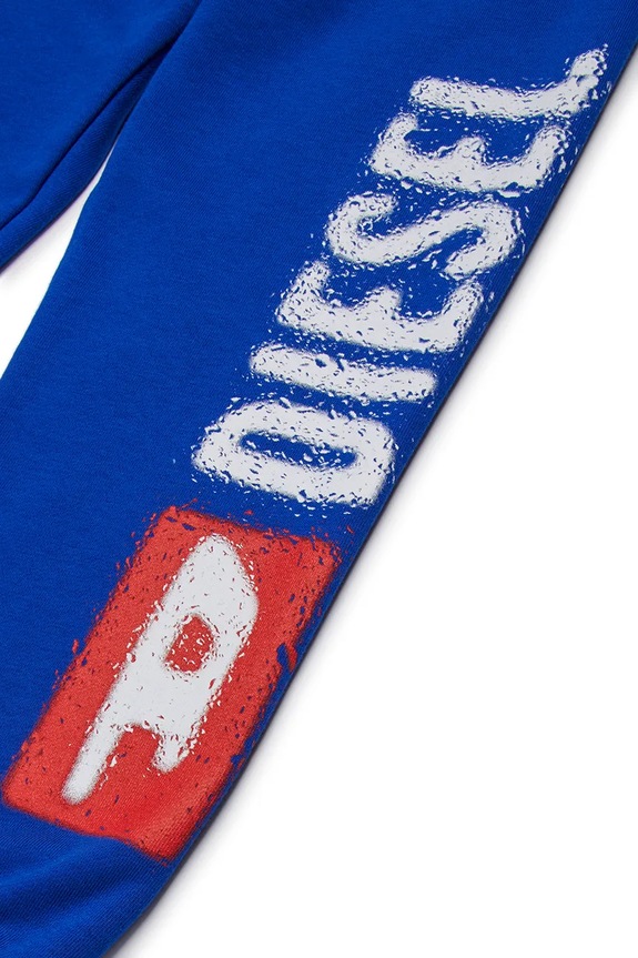 Dětské bavlněné tepláky Diesel PANTLI TROUSERS modrá J02445