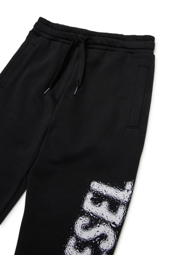 Αγορίστικα Παιδικό βαμβακερό παντελόνι Diesel PANTLI TROUSERS J02445 μαύρο