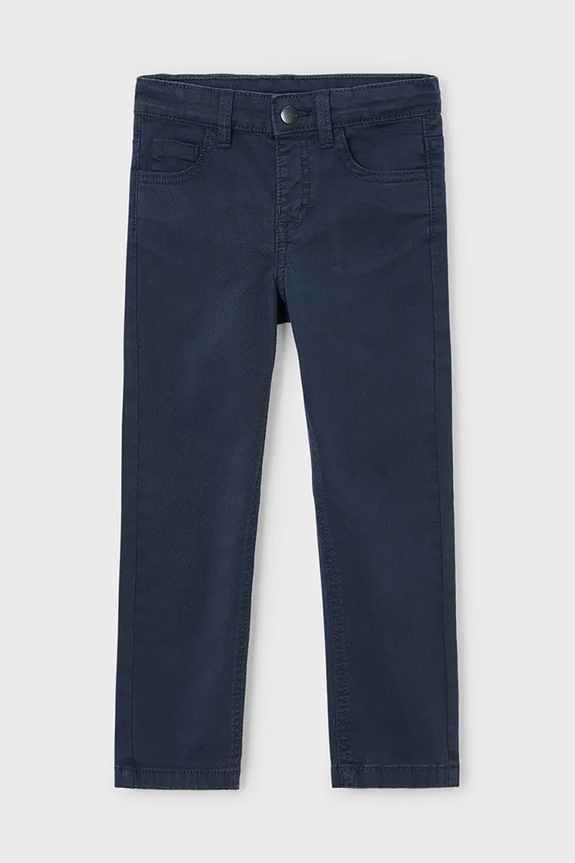 Mayoral spodnie slim fit basic z elastanem niebieski 517.5A.Mini.9BYA