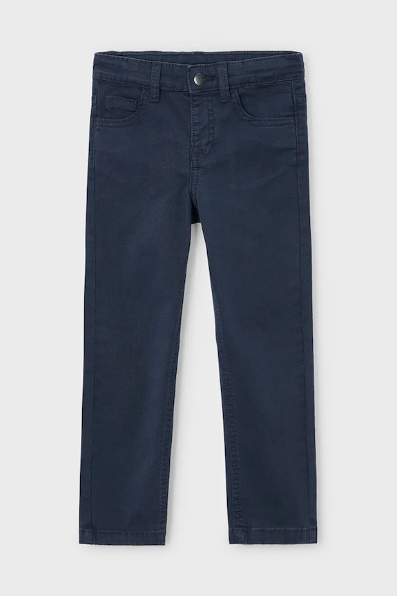 Mayoral spodnie slim fit basic z elastanem niebieski 517.5A.Mini.9BYA