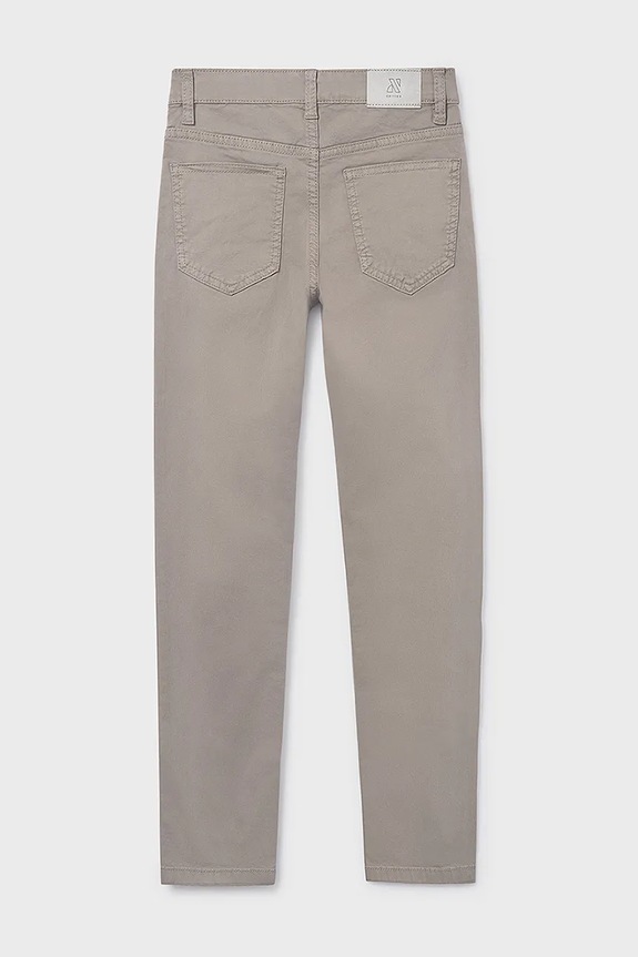 Detské nohavice Mayoral slim fit basic 582.7D.Junior.9BYA sivá AW25