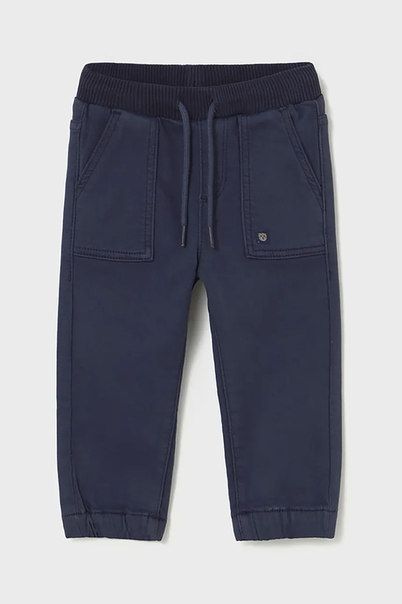 Mayoral spodnie niemowlęce jogger serża soft 2503.3A.Baby.9BYA granatowy AW25