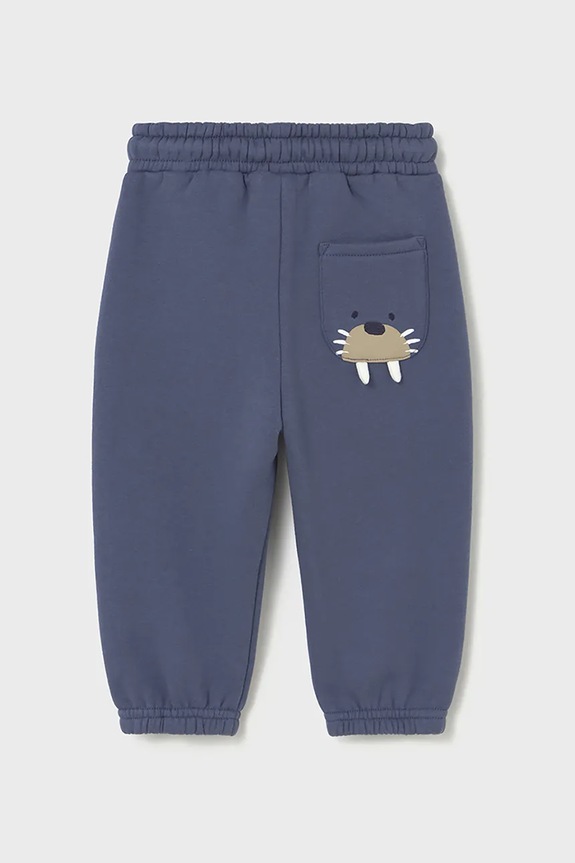 Băieți Mayoral pantaloni de trening pentru copii 2504.3A.Baby.9BYA albastru
