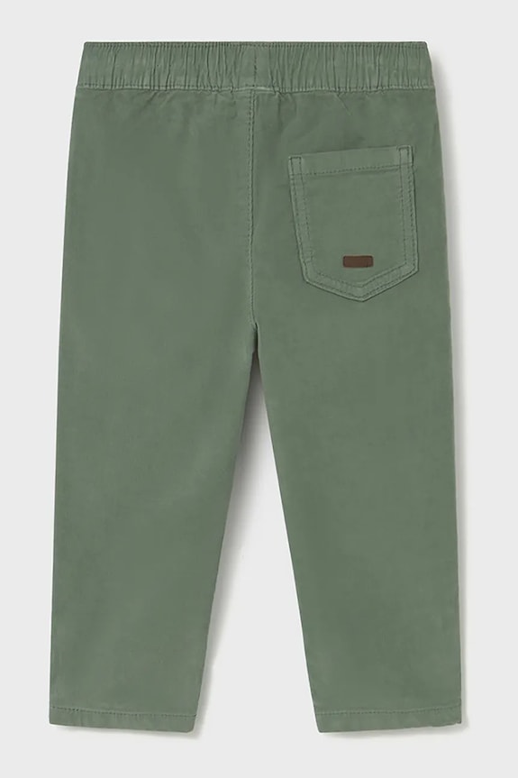 Băieți Mayoral pantaloni din catifea pentru copii 2507.3C.Baby.9BYA verde