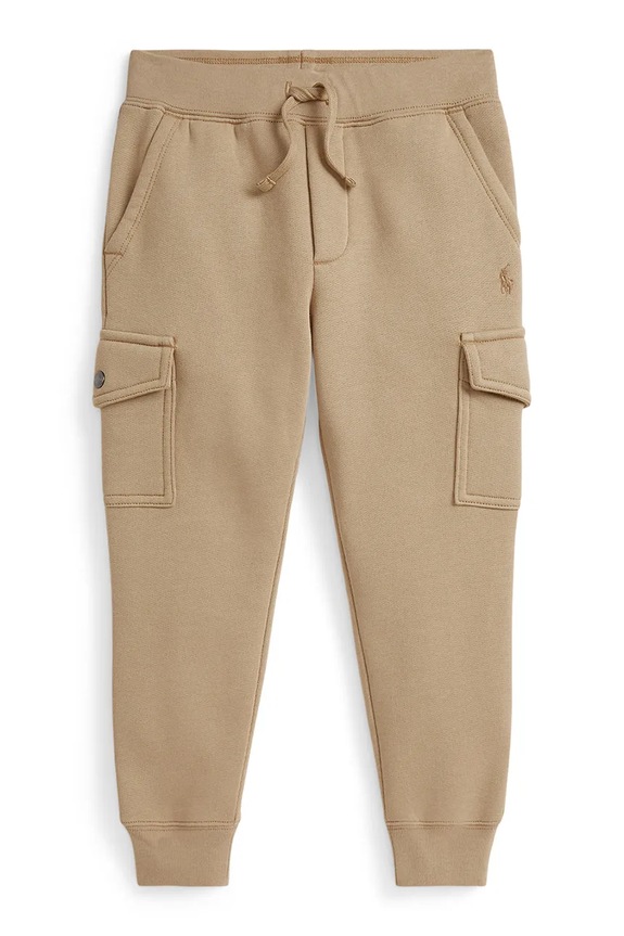 Polo Ralph Lauren pantaloni de trening pentru copii 322892354017 bej AW25