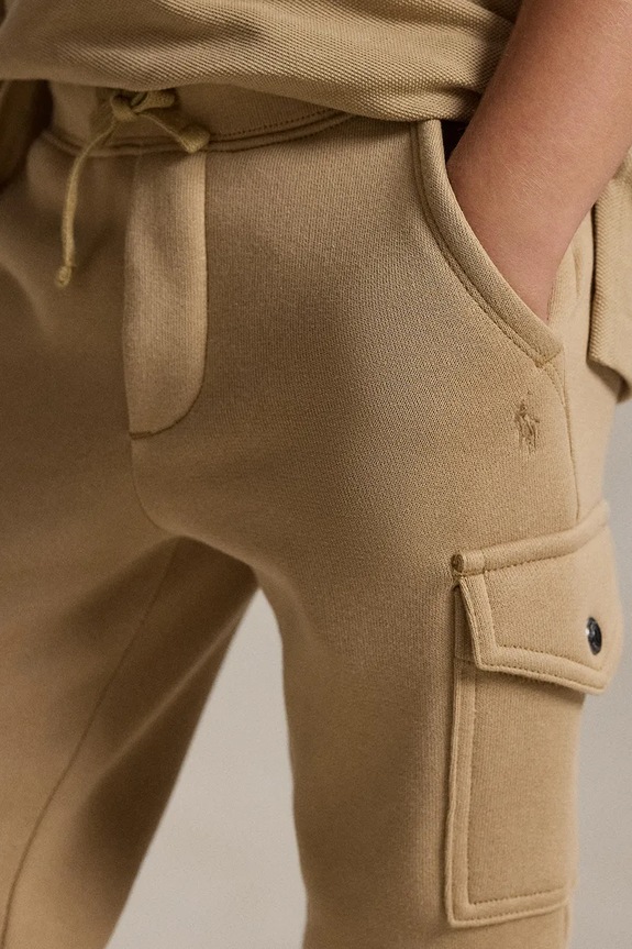 Polo Ralph Lauren pantaloni de trening pentru copii 322892354017 bej