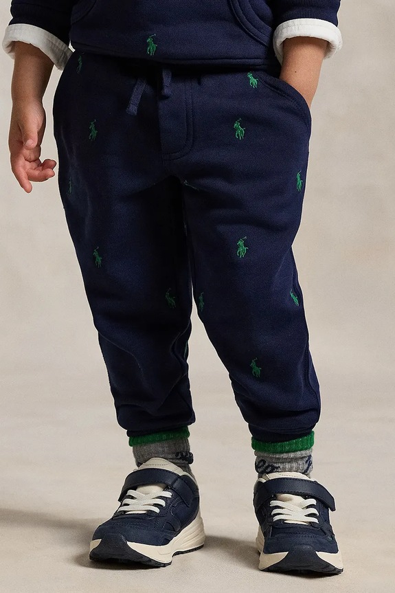 Polo Ralph Lauren pantaloni tuta bambino/a blu navy 322979421001
