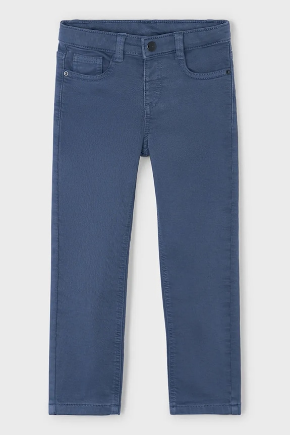 Mayoral spodnie dziecięce soft regular fit tkanina niebieski 4562.5D.Mini.9BYA
