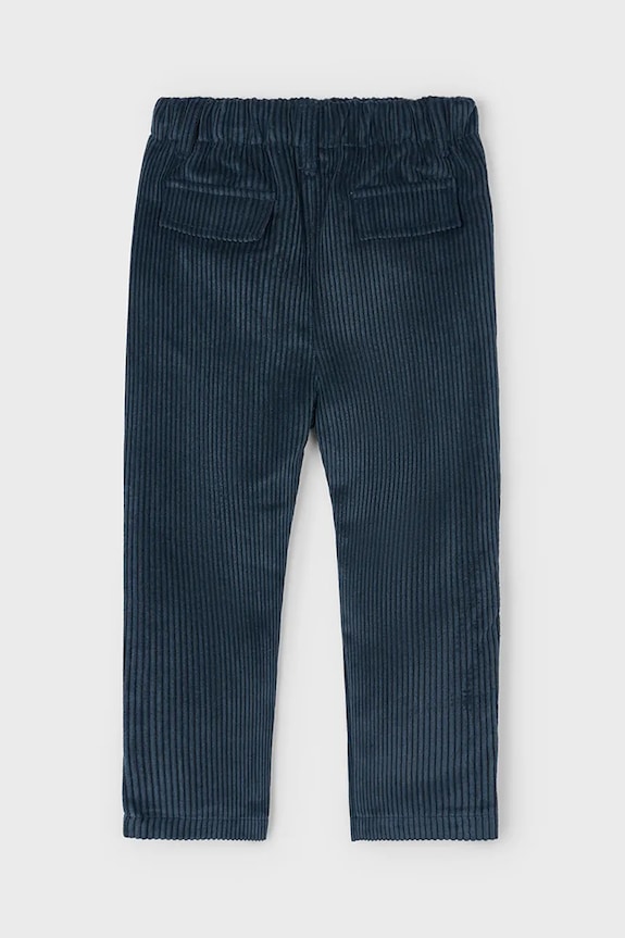 Chlapec Detské nohavice Mayoral Joggery sztruks 4568.5G.Mini.9BYA tmavomodrá