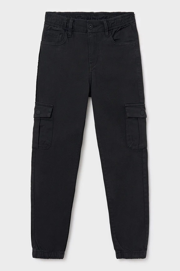 Mayoral pantaloni copii cu elastan negru 7559.7A.Junior.9BYA