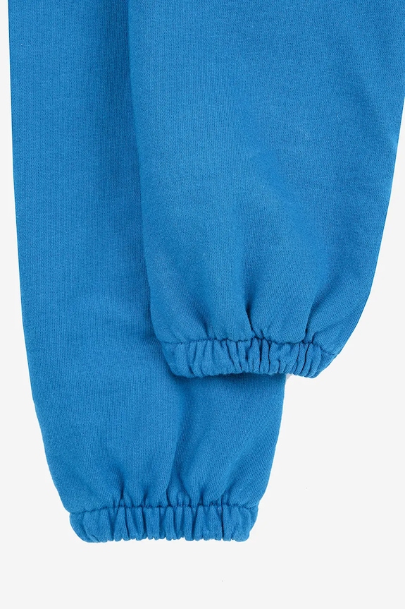 Детские хлопковые штаны Bobo Choses Curve голубой 225AC067