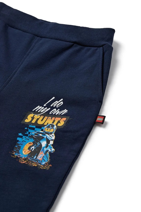 Αγορίστικα Παιδικό βαμβακερό παντελόνι Lego LWPASI 601 11010923 σκούρο μπλε