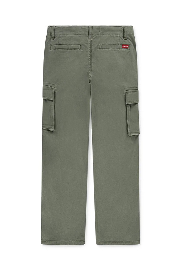 Levi's spodnie dziecięce 578 BAGGY FIT CARGO PANTS 9EN809 zielony AW25