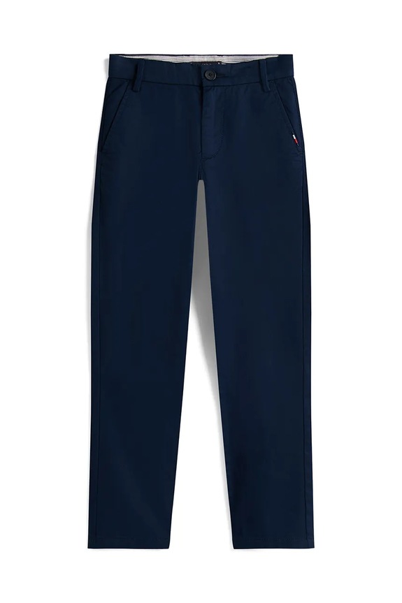 Tommy Hilfiger pantaloni de bumbac pentru copii KB0KB09638.104.122.9BYA bleumarin AW25