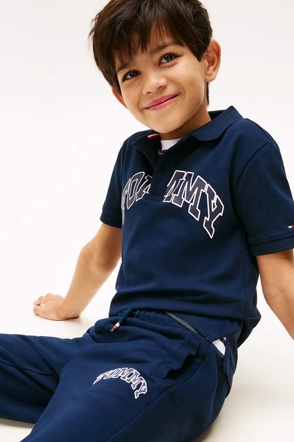 Παντελόνι φόρμας Tommy Hilfiger KB0KB09905.9BYA σκούρο μπλε