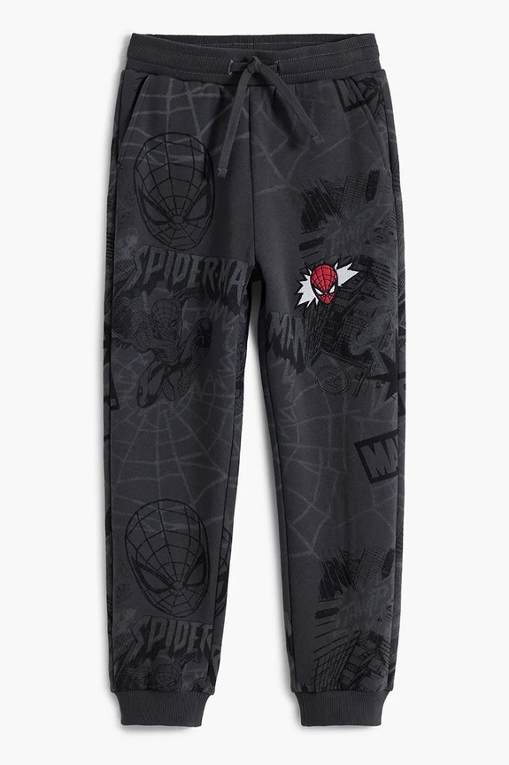 Desigual spodnie dresowe bawełniane dziecięce wzorzyste szary 25WBPK06
