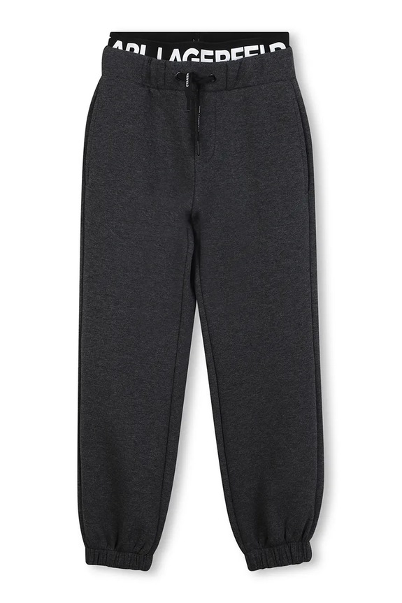 Дитячі спортивні штани Karl Lagerfeld Z30630.86.108 сірий AW25