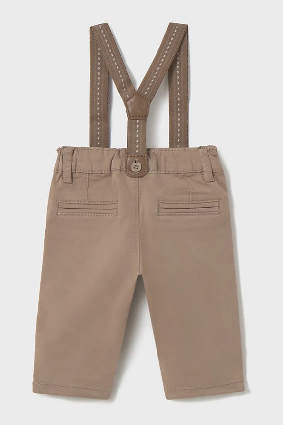 Hlače za bebe Mayoral Newborn 2576.1K.Newborn.9BYA smeđa AW25