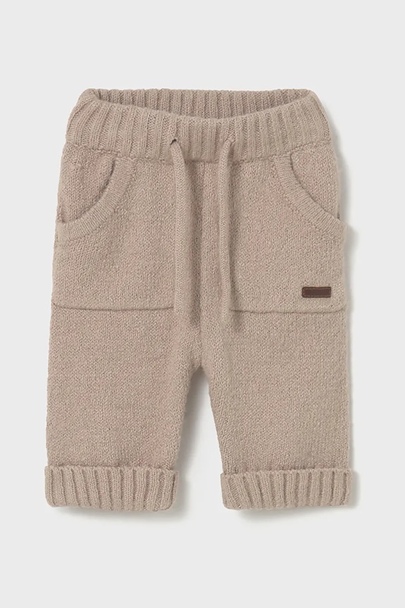 Βρεφικό παντελόνι Mayoral Newborn με ρύθμιση γκρί 2579.1Q.Newborn.9BYA