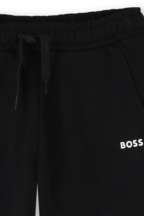 Chłopiec BOSS spodnie dresowe dziecięce J52290.162.174 czarny