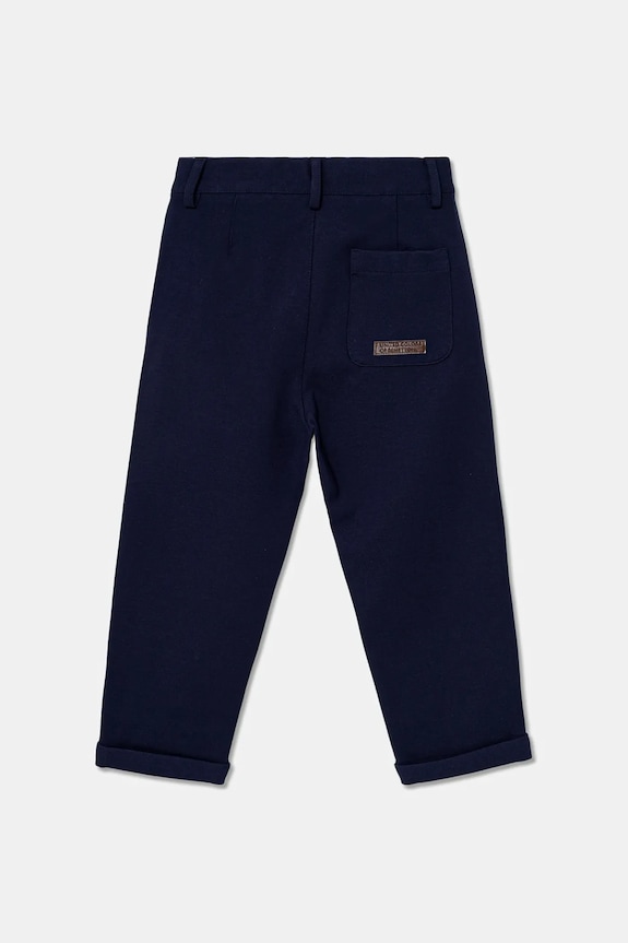 Detské nohavice United Colors of Benetton 43ZGGF02J.P.seasonal tmavomodrá AW25