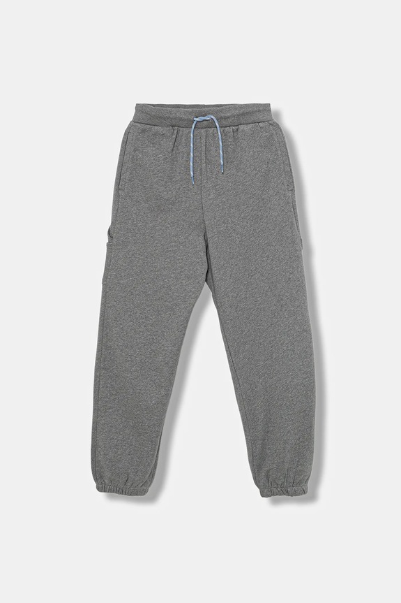 Детски памучен спортен панталон United Colors of Benetton памук сив 3J68CF06L.G.seasonal