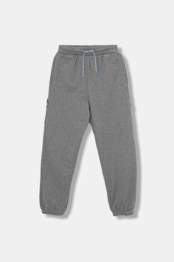 Детски памучен спортен панталон United Colors of Benetton памук сив 3J68CF06L.G.seasonal