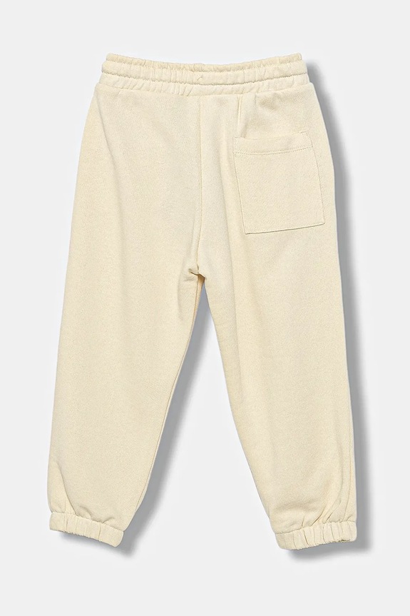 Дитячі бавовняні штани United Colors of Benetton 3J68GF04Z.P.seasonal бежевий AW25