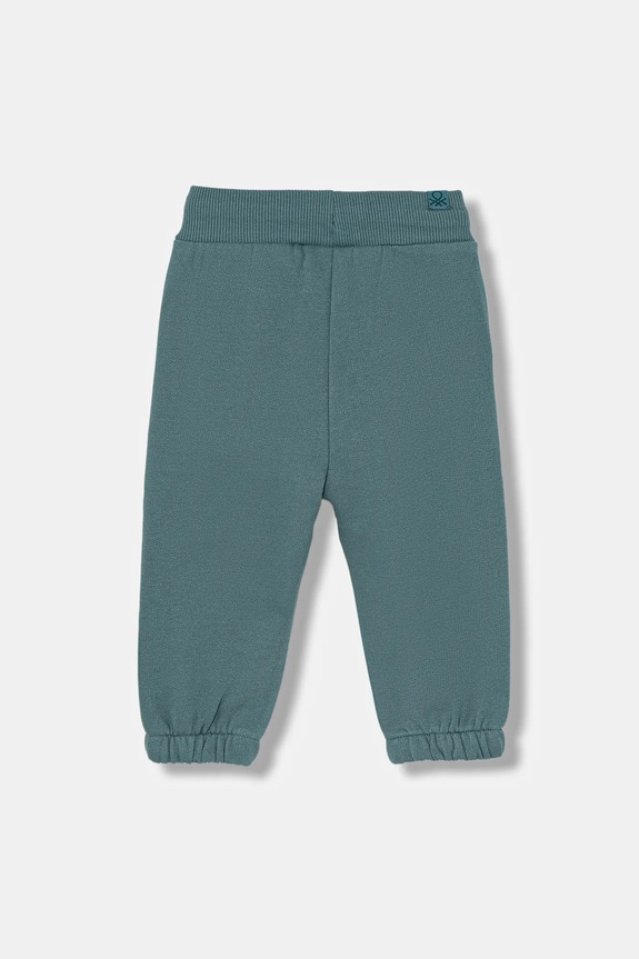 Detské tepláky United Colors of Benetton 3J73GF057.P.Seasonal zelená AW25