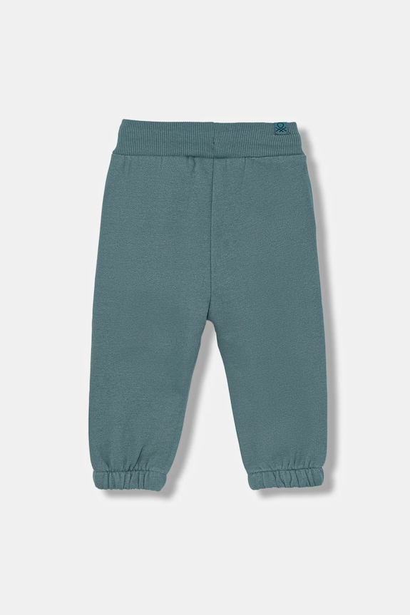 Detské tepláky United Colors of Benetton 3J73GF057.P.Seasonal zelená AW25