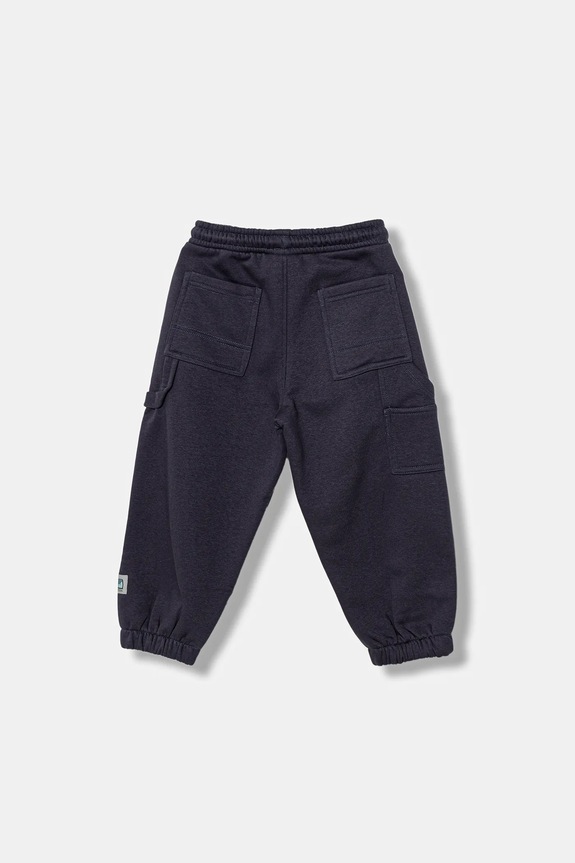 United Colors of Benetton spodnie dresowe dziecięce 3YBPGF059.P.Seasonal granatowy AW25
