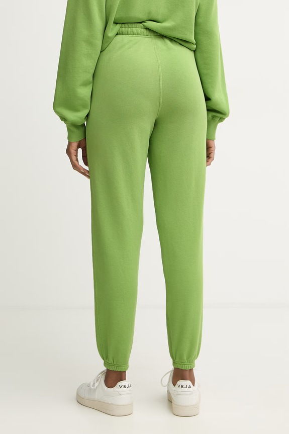 Polo Ralph Lauren spodnie dresowe damskie z bawełną 211971694 zielony SS26