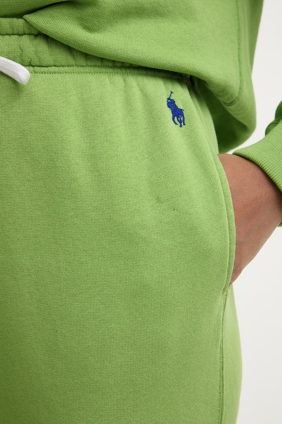 Odzież Polo Ralph Lauren spodnie dresowe damskie z bawełną 211971694 zielony