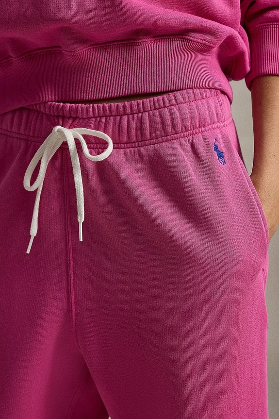 Polo Ralph Lauren spodnie dresowe damskie różowy 211971700