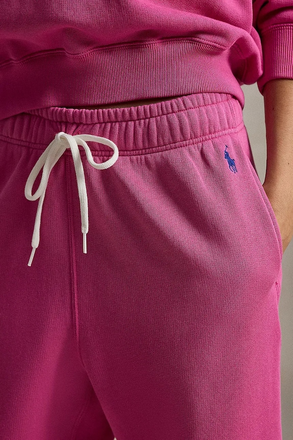 Polo Ralph Lauren spodnie dresowe damskie różowy 211971700
