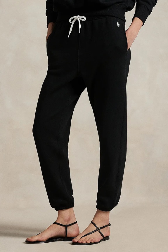 Polo Ralph Lauren spodnie dresowe damskie dzianina czarny 211971700