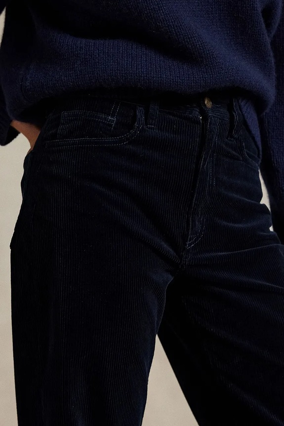 Polo Ralph Lauren kordbársony nadrág sötétkék 211A87463