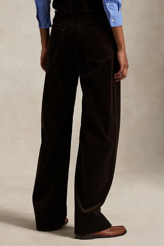 Menčestrové nohavice Polo Ralph Lauren 211A87463 hnedá AW25