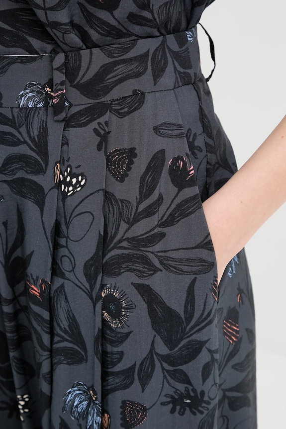 Παντελόνι MUNTHE FAICUS σκούρο μπλε 253140225320