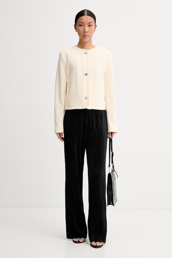 Calvin Klein nohavice loungwear dámske LV044A200G čierna SS26