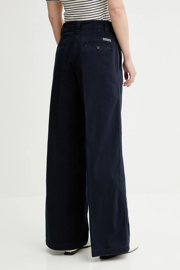Îmbrăcăminte Calvin Klein pantaloni LV044C645G bleumarin