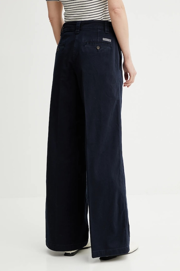 Îmbrăcăminte Calvin Klein pantaloni LV044C645G bleumarin