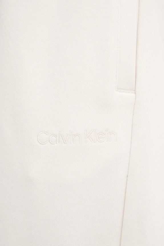 Pamučni donji dio trenirke Calvin Klein bež LV044C904G